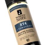 White Note RY4 Tobacco 60 mL bottle label close up