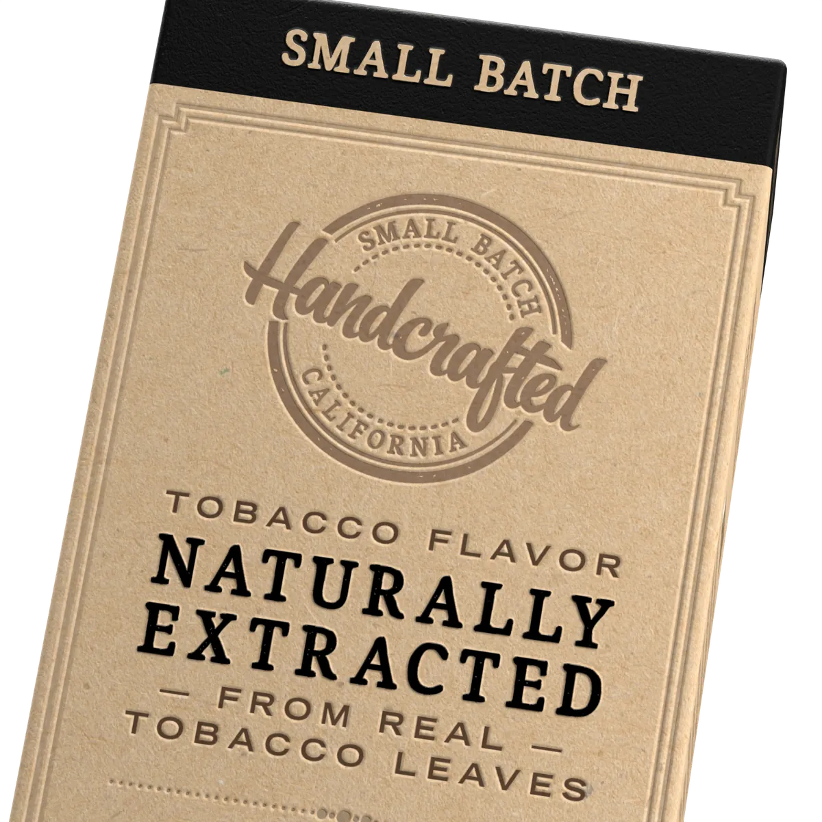 White Note RY4 Tobacco 60 mL carton handcrafted detail